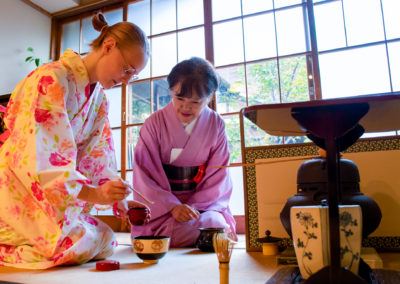 Tea ceremony and sweets