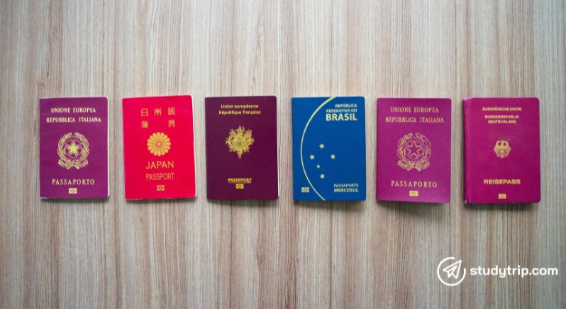 various passports