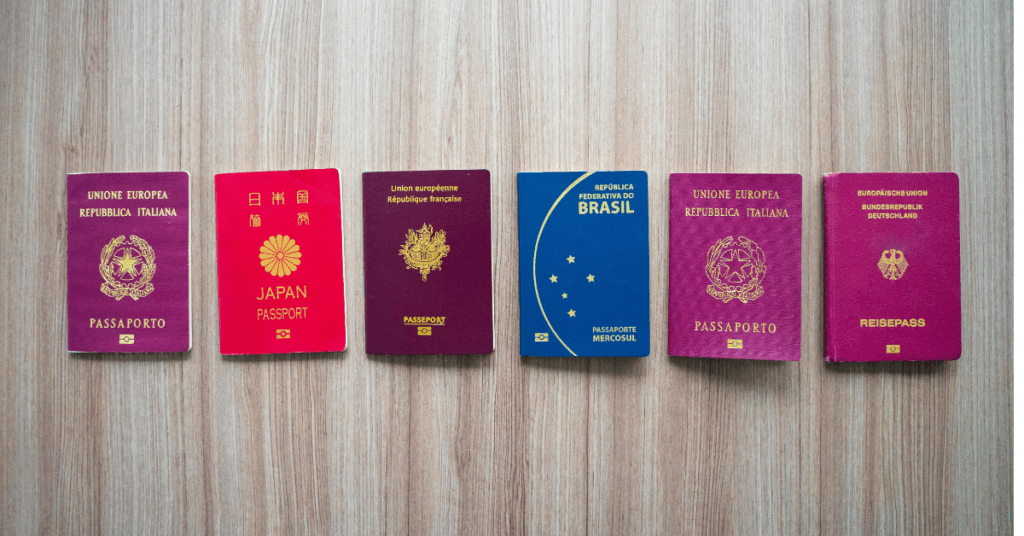 various passports